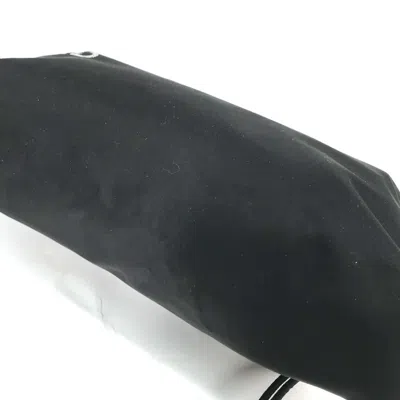 Pre-owned Burberry Black White Nylon Clutch Bag Pouch () In Multi