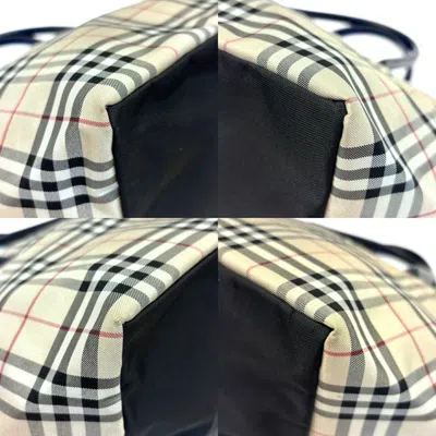 Pre-owned Burberry Blue Label Beige Nylon Tote Bag () In Sand