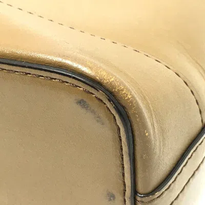 Pre-owned Burberry Brown Leather Shoulder Bag Tote Bag ()