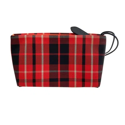 Pre-owned Burberry Red Color Clutch Bag Pouch ()