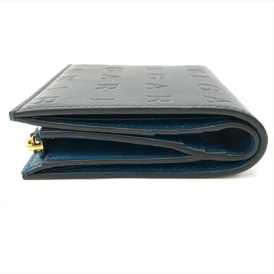 Pre-owned Bvlgari Black Leather Wallet (bi-fold) ()
