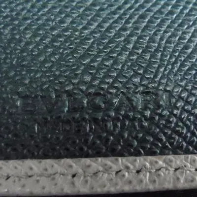 Pre-owned Bvlgari Gray Leather Long Wallet (bi-fold) ()