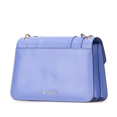 Pre-owned Bvlgari Purple Leather Shoulder Bag ()