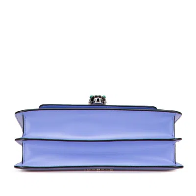 Pre-owned Bvlgari Purple Leather Shoulder Bag ()
