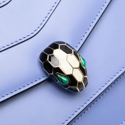 Pre-owned Bvlgari Purple Leather Shoulder Bag ()