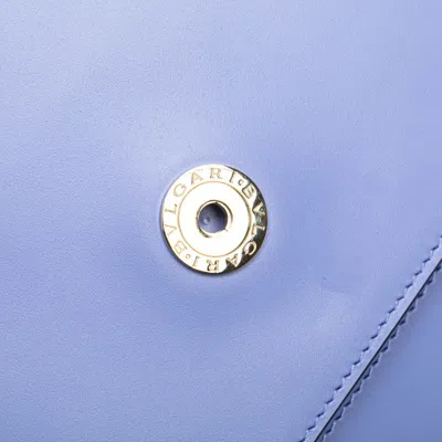 Pre-owned Bvlgari Purple Leather Shoulder Bag ()