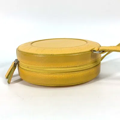 Pre-owned Bvlgari Yellow Leather Pochette Shoulder Bag ()