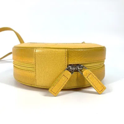 Pre-owned Bvlgari Yellow Leather Pochette Shoulder Bag ()