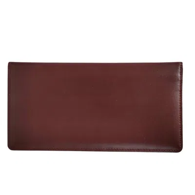 Pre-owned Cartier Bordeaux Card Wallet () In Burgundy