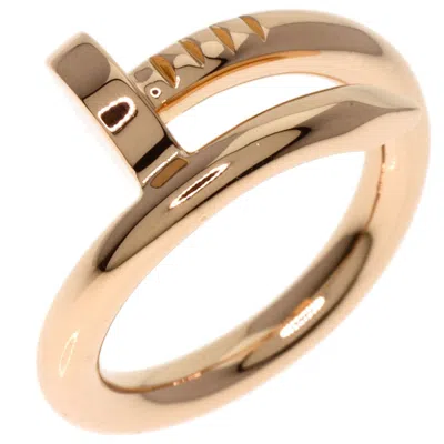 Pre-owned Cartier Juste Un Clou Pink Band Ring ()