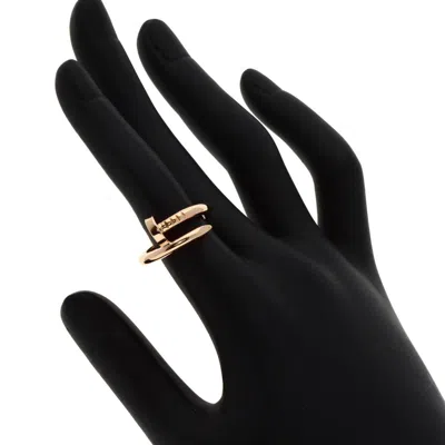 Pre-owned Cartier Juste Un Clou Pink Band Ring ()