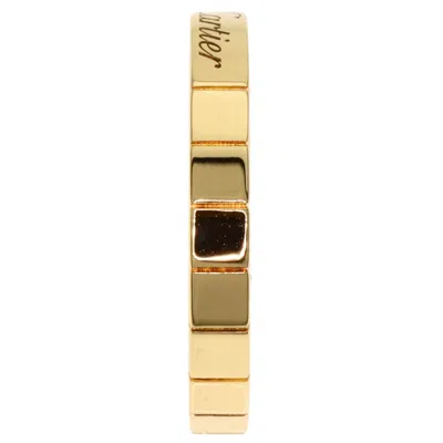 Pre-owned Cartier Lanieres Yellow Band Ring ()