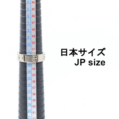 Pre-owned Cartier Love Silver White Gold (18k) Band Ring ()