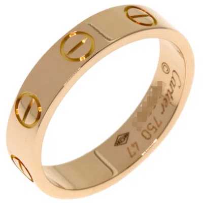 Pre-owned Cartier Pink Gold Pink Gold (18k) Band Ring ()