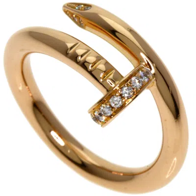 Pre-owned Cartier Pink Gold Pink Gold (18k) Band Ring ()