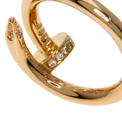 Pre-owned Cartier Pink Gold Pink Gold (18k) Band Ring ()