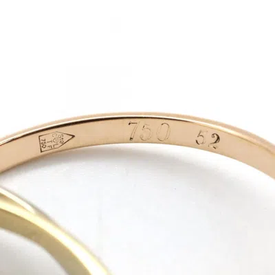 Pre-owned Cartier Pink White Yellow Yellow Gold (18k) Pink Gold (18k) White Gold (18k) Band Ring () In Multi