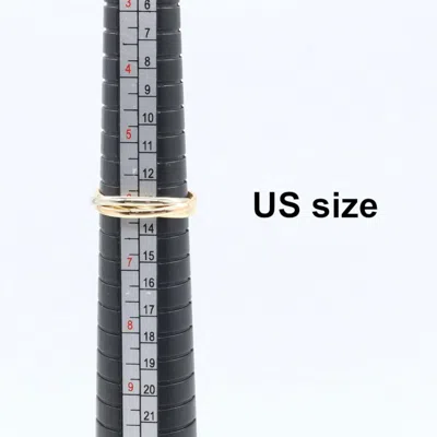 Pre-owned Cartier Pink White Yellow Yellow Gold (18k) Pink Gold (18k) White Gold (18k) Band Ring () In Multi