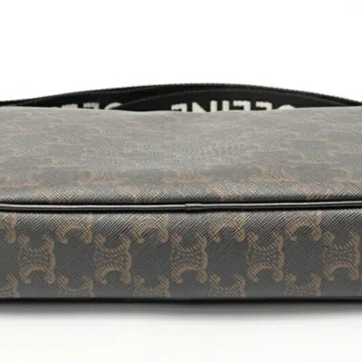 Pre-owned Celine Black Canvas Messenger Bag ()