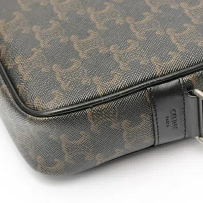 Pre-owned Celine Black Canvas Messenger Bag ()