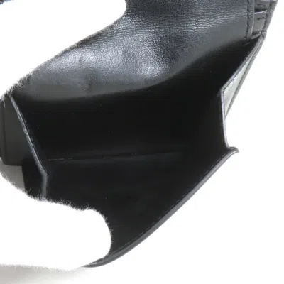 Pre-owned Celine Black Coated Canvas Wallet (bi-fold) ()