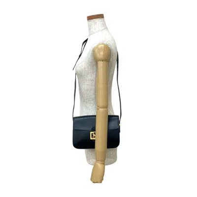 Pre-owned Celine Black Leather Pochette Shoulder Bag ()