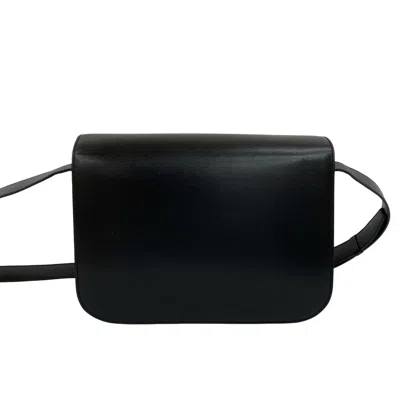 Pre-owned Celine Black Leather Pochette Shoulder Bag ()