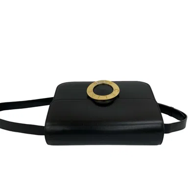 Pre-owned Celine Black Leather Pochette Shoulder Bag ()
