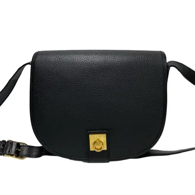 Pre-owned Celine Black Leather Pochette Shoulder Bag ()