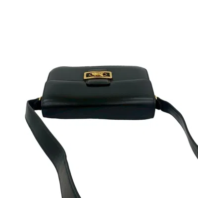 Pre-owned Celine Black Leather Pochette Shoulder Bag ()