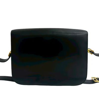 Pre-owned Celine Black Leather Pochette Shoulder Bag ()