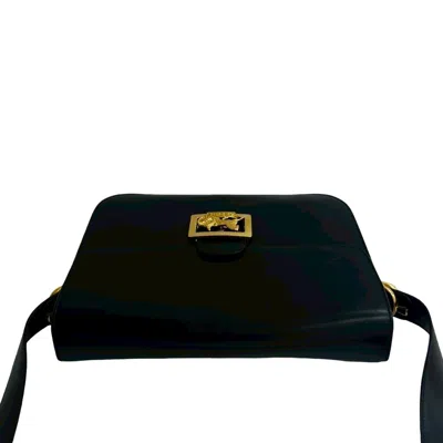 Pre-owned Celine Black Leather Pochette Shoulder Bag ()