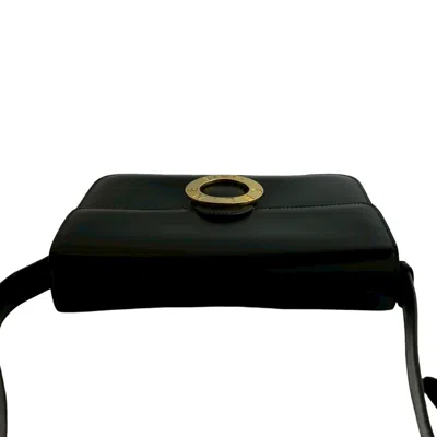 Pre-owned Celine Black Leather Pochette Shoulder Bag ()