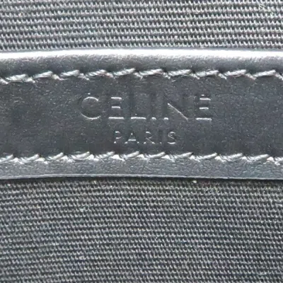 Pre-owned Celine Black Leather Pvc Shoulder Bag ()