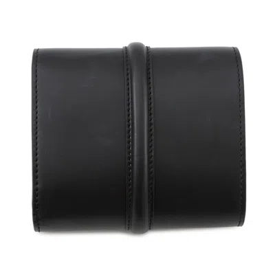 Pre-owned Celine Black Leather Wallet (tri-fold) ()