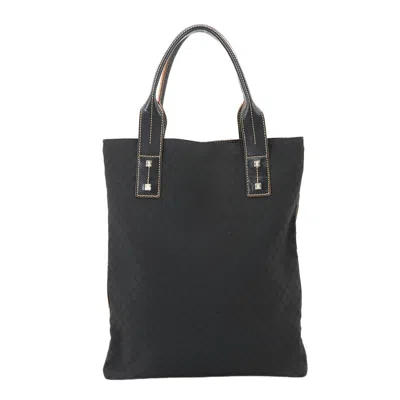 Pre-owned Celine Black Nylon Leather Tote Bag ()