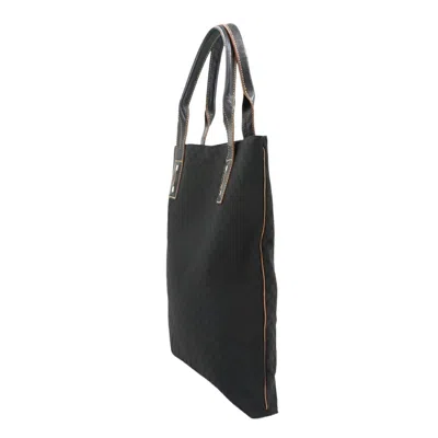Pre-owned Celine Black Nylon Leather Tote Bag ()