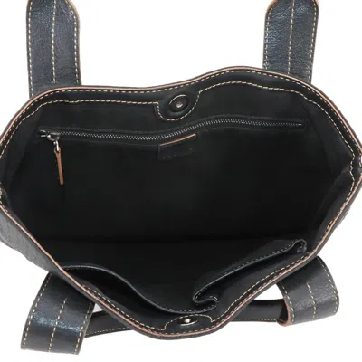 Pre-owned Celine Black Nylon Leather Tote Bag ()