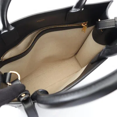 Pre-owned Celine Black White Canvas Tote Bag () In Multi