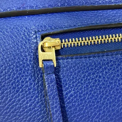 Pre-owned Celine Blue Leather Handbag Shoulder Bag ()