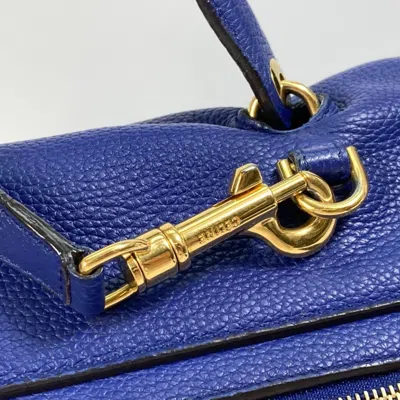 Pre-owned Celine Blue Leather Handbag Shoulder Bag ()