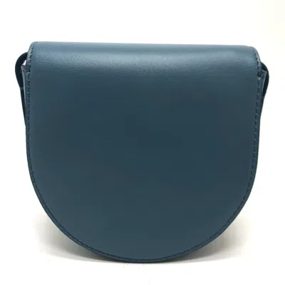 Pre-owned Celine Blue Leather Shoulder Bag ()