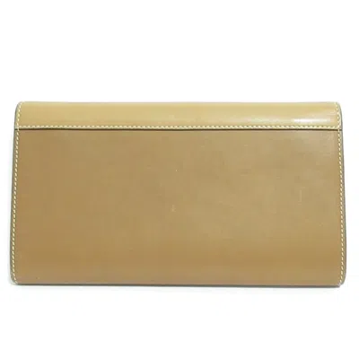 Pre-owned Celine Brown Camel Wallet (tri-fold) ()