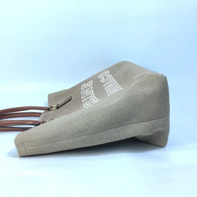 Pre-owned Celine Brown Canvas Leather Shoulder Bag Tote Bag ()