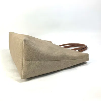 Pre-owned Celine Brown Canvas Leather Shoulder Bag Tote Bag ()