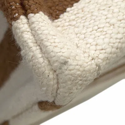 Pre-owned Celine Brown Ivory Canvas Leather Tote Bag ()