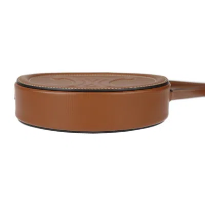 Pre-owned Celine Brown Leather Pochette Pouch Shoulder Bag ()