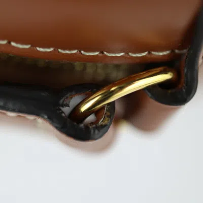 Pre-owned Celine Brown Leather Pochette Pouch Shoulder Bag ()