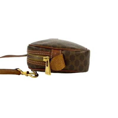 Pre-owned Celine Brown Leather Pvc Pochette Shoulder Bag ()