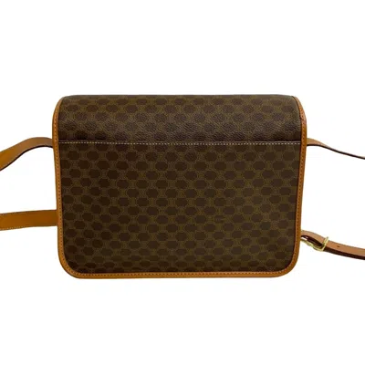 Pre-owned Celine Brown Leather Pvc Pochette Shoulder Bag ()